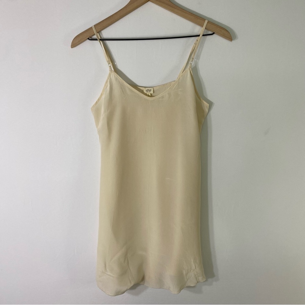 Wilfred 100% Silk Tank Top Camisole Size XS in Cream